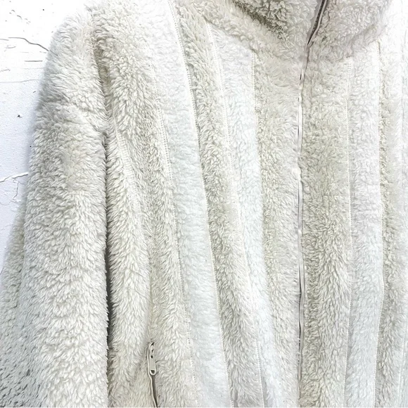 Athleta Willow Fleece Sherpa Bomber Jacket - Picture 10 of 15